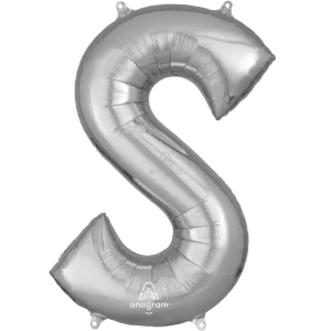 34" LETTER S SILVER