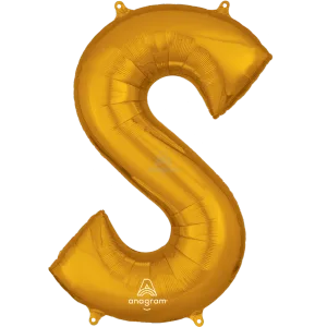 34" LETTER S GOLD