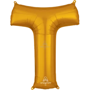 34" LETTER T GOLD