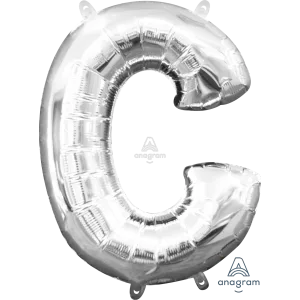 16" LETTER C SILVER