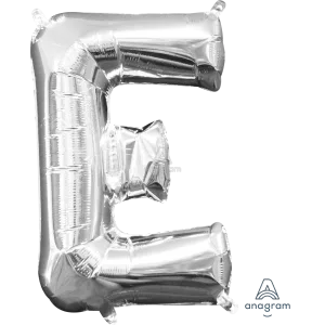 16" LETTER E SILVER