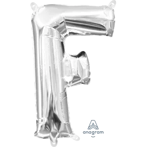 16" LETTER F SILVER