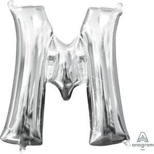 16" LETTER M SILVER