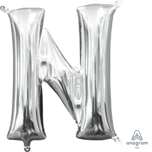16" LETTER N SILVER