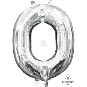 16" LETTER O SILVER