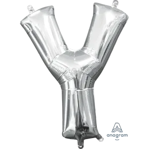 16" LETTER Y SILVER