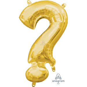 16" SYMBOL ? QUESTION MARK GOLD