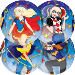 15" DC SUPER HERO GIRLS CLEAR ORBZ