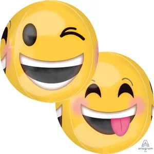 16" WINKING EMOTICONS ORBZ