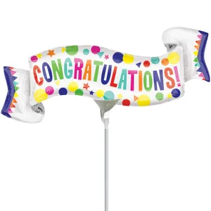 CONGRATS BANNER MINI SHAPE