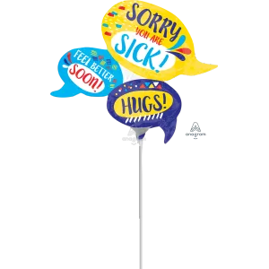 GET WELL SENTIMENTS MINI SHAPE