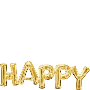 HAPPY GOLD BLOCK PHRASE