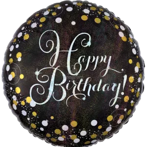 18" SPARKLING BIRTHDAY HOLOGRAPHIC