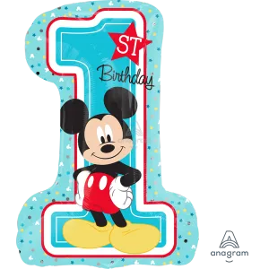 MICKEY 1ST BIRTHDAY SUPER SHAPE