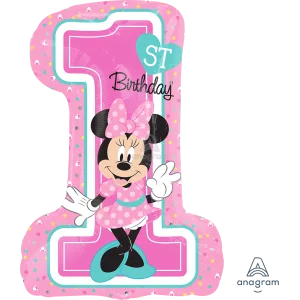 MINNIE 1ST BIRTHDAY SUPER SHAPE