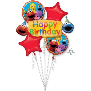 SESAME STREET FUN BOUQUET OF BALLOONS