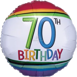 18" RAINBOW BIRTHDAY 70 HX