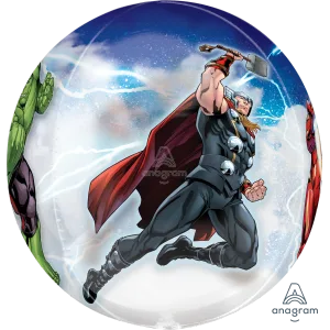 15" AVENGERS CLEAR ORBZ