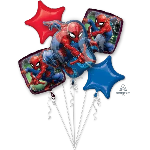 SPIDERMAN BOUQUET OF BALLOONS