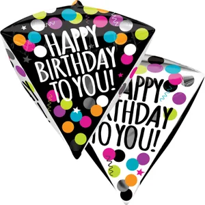 16" BIRTHDAY BLACK & WHITE DIAMONDZ