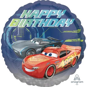 18" CARS 3 HAPPY BIRTHDAY HX