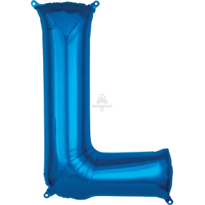 34" LETTER L BLUE