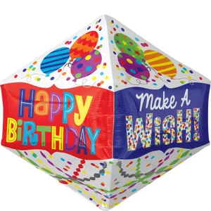 17" BIRTHDAY MAKE A WISH ANGLEZ