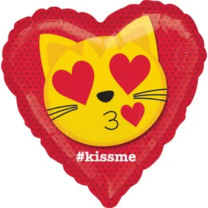 18" CAT EMOTICON KISS HX
