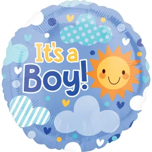 18" IT'S A BOY CLOUDY SKY VLP