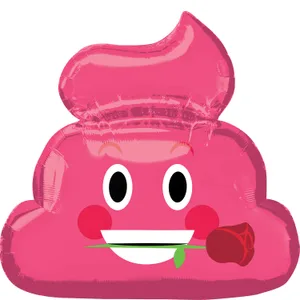 EMOTICON PINK POOP SUPER SHAPE