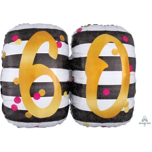 PINK & GOLD MILESTONE 60 HOLOGRAPHIC SUPER SHAPE