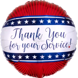 18" THANK YOU FOR YOUR SERVICE HX