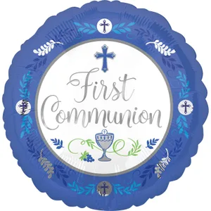18" COMMUNION DAY BOY HX