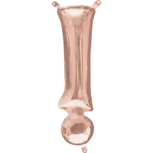 16" SYMBOL ! EXCLAMATION POINT ROSE GOLD
