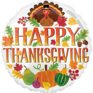 18" THANKSGIVING & SEASONAL DECOR HX