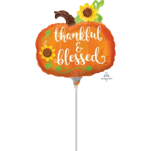 THANKFUL & BLESSED PUMPKIN MINI SHAPE