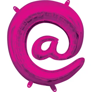 16" SYMBOL @ AT SIGN PINK