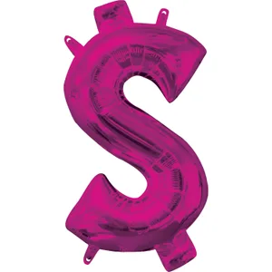 16" SYMBOL $ DOLLAR SIGN PINK