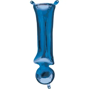 16" SYMBOL ! EXCLAMATION POINT BLUE