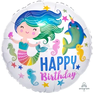 18" SEALIFE BIRTHDAY HX