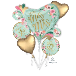 MINT TO BE BOUQUET OF BALLOONS