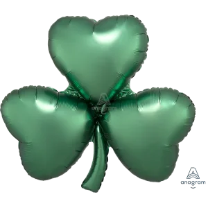 SATIN EMERALD SHAMROCK SUPER SHAPE