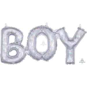 BOY HOLOGRAPHIC BLOCK PHRASE