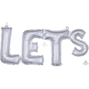 LET'S HOLOGRAPHIC BLOCK PHRASE