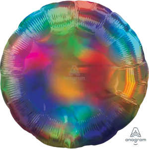 18" RAINBOW IRIDESCENT ROUND