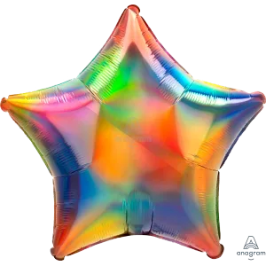 19" RAINBOW IRIDESCENT STAR