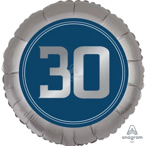 18" HAPPY BIRTHDAY MAN 30 SATIN