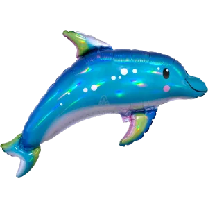 IRIDESCENT BLUE DOLPHIN SUPER SHAPE