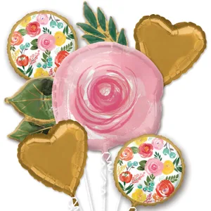BRIGHT FLORALS BOUQUET OF BALLOONS