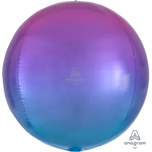 15" PINK & BLUE OMBRE ORBZ